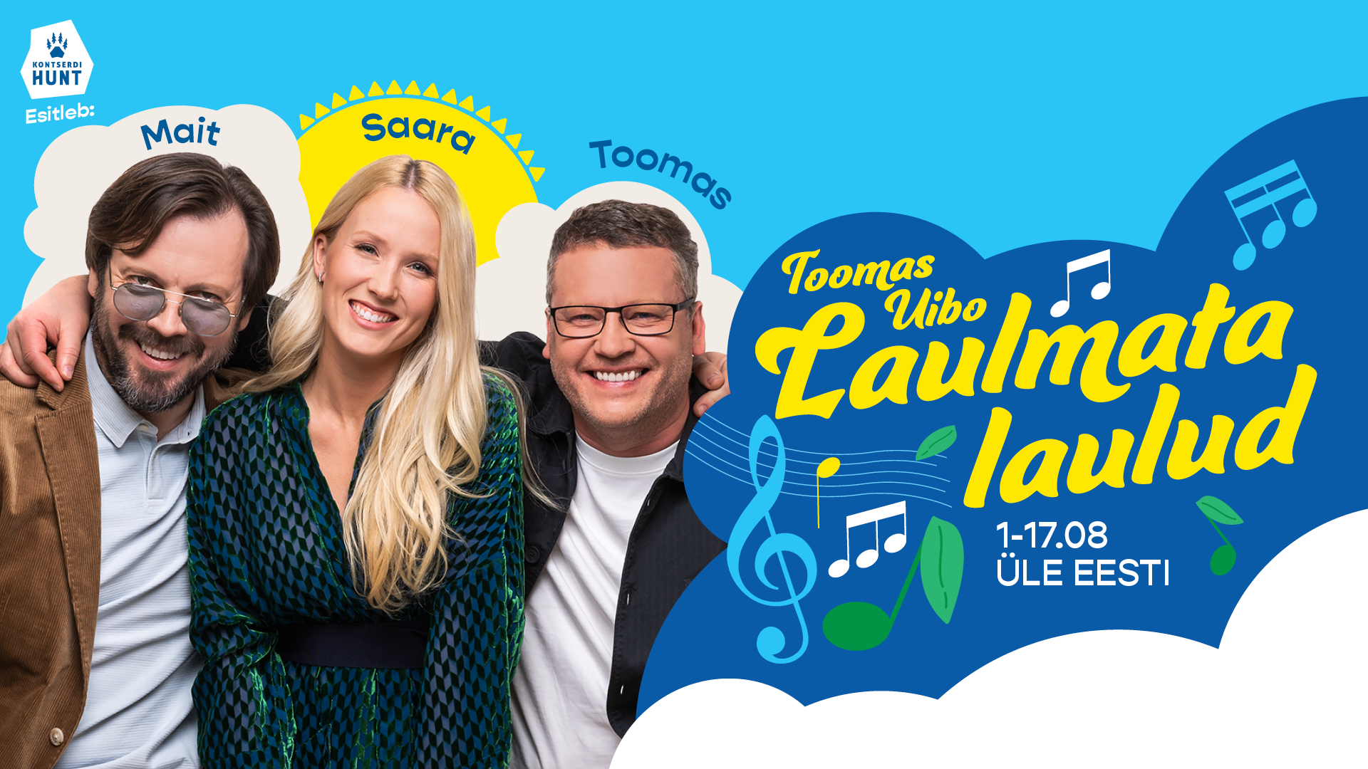 ”Laulmata laulud” – Toomas Uibo, Saara Pius & Mait Malmsten