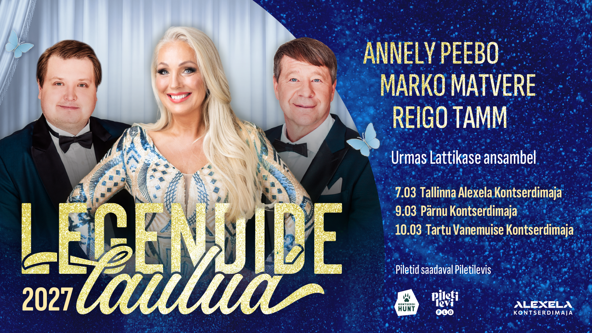 ''Legendide Laulud 2027'' - Annely Peebo, Marko Matvere ja Reigo Tamm