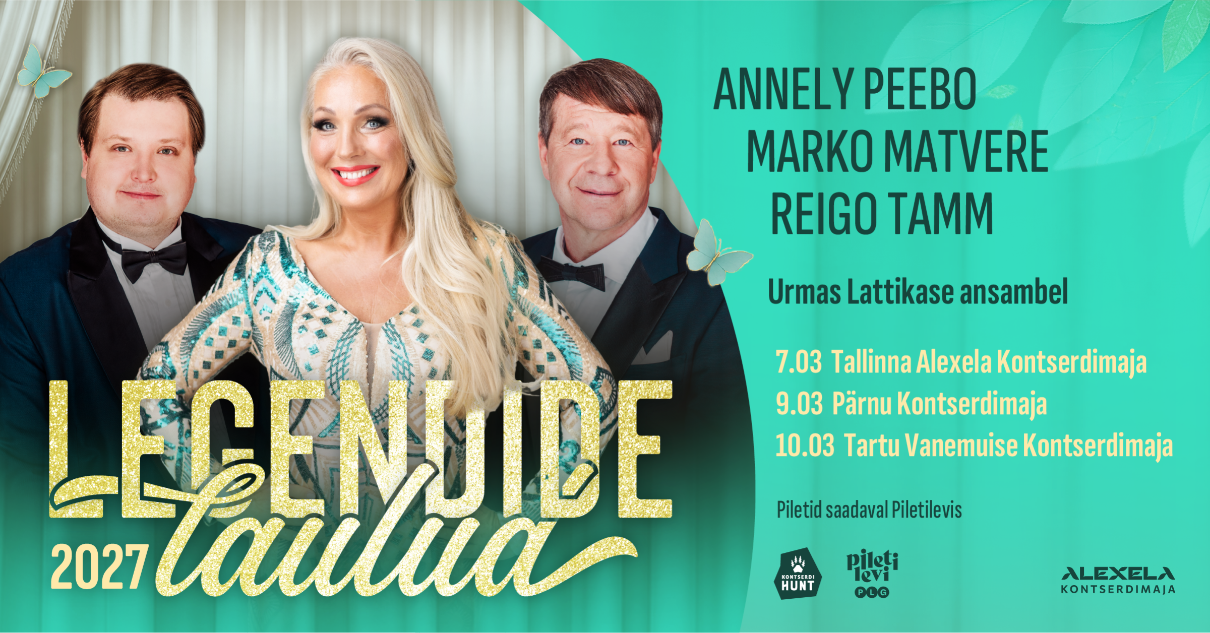 ''Legendide Laulud 2027'' - Annely Peebo, Marko Matvere ja Reigo Tamm